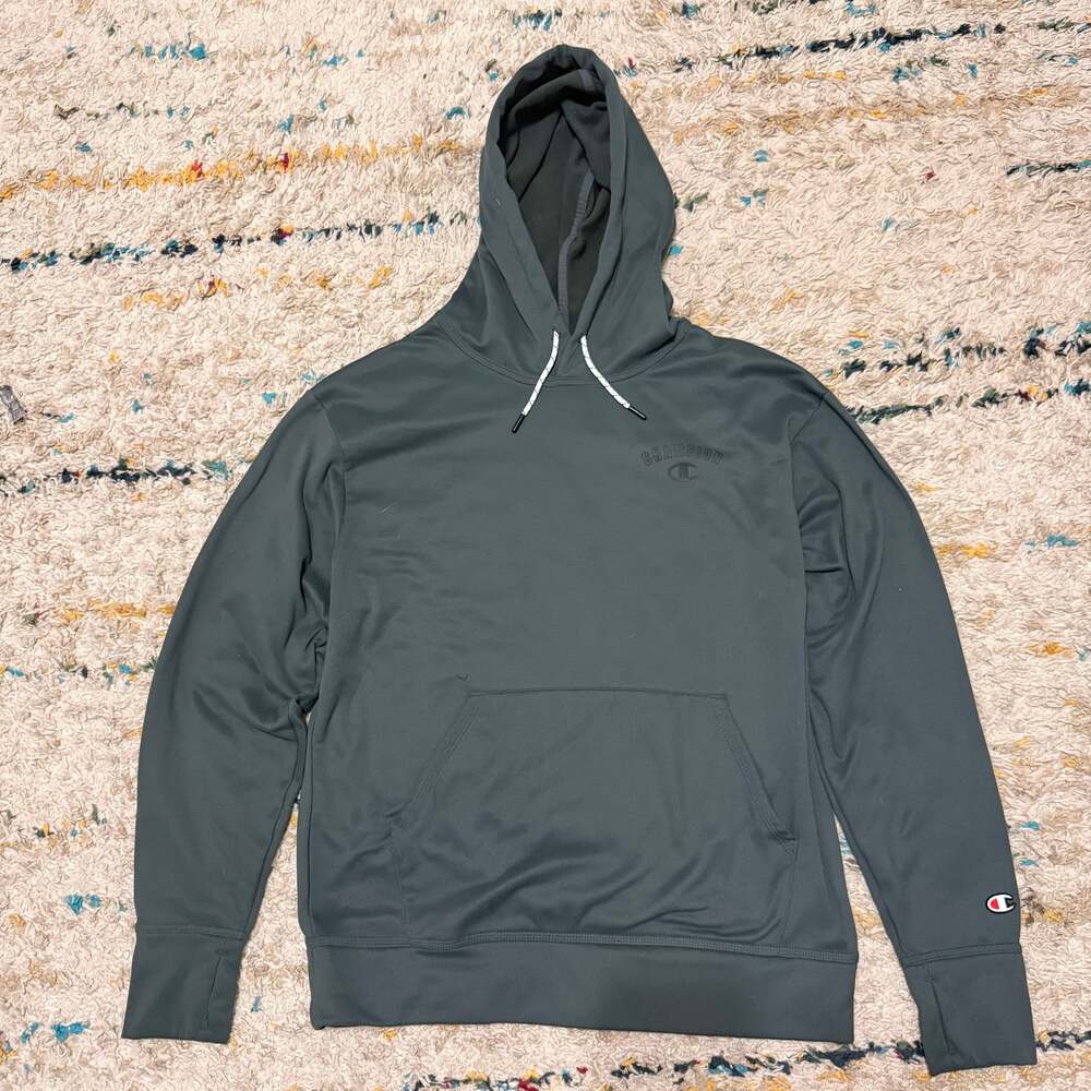 Champion Dark Green Pullover Hoodie